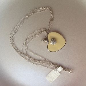 Heart shaped necklace 925 silver
